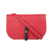 Certified Authentic Pre-Owned CELINE Red Leather Mini Clutch / Crossbody