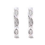 Load image into Gallery viewer, Diamond Huggie Hoop Earrings
