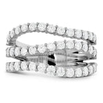 Load image into Gallery viewer, Hearts on Fire Atlantico Triple Wave Diamond Ring