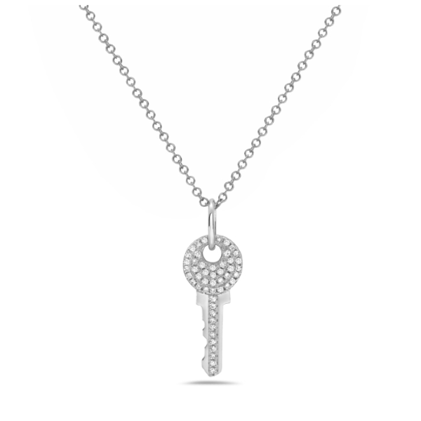 Diamond Key Necklace