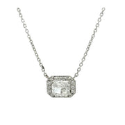 Platinum Diamond Pendant Necklace