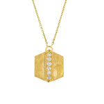 Load image into Gallery viewer, SETHI COUTURE 18K Yellow Gold Maya White Diamond Necklace
