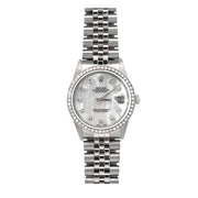 Pre-Owned Rolex Datejust 36mm MOP Diamond Bezel 16014