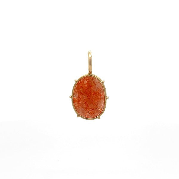 HEATHER B MOORE 14K Yellow Gold Small Harriet Sunstone