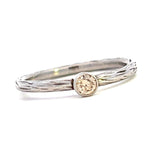 Load image into Gallery viewer, SARAH GRAHAM Cognac Diamond Pebble Ring
