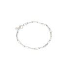 Load image into Gallery viewer, ANNA BECK Elongated Box Chain Bracelet, Silver