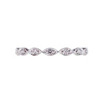 Load image into Gallery viewer, SETHI COUTURE 18K White Gold Eleanor White Diamond Band
