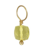 Load image into Gallery viewer, Faceted Lemon Citrine Charm
