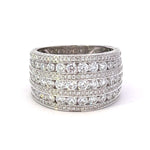 Load image into Gallery viewer, Wide Diamond Fashion Ring