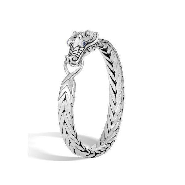 JOHN HARDY Legends Naga Silver Flat Chain Bracelet 9mm - SALE