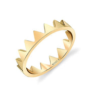 MICHAEL M 14K Yellow Gold Mini Crown Ring