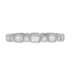 Load image into Gallery viewer, SETHI COUTURE 18K White Gold Myra Diamond Emerald Cut Band
