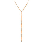 Load image into Gallery viewer, CASATO 18K Rose Gold Mikou Y Necklace