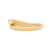 SETHI COUTURE 18K Yellow Gold Embrace White Diamond Band