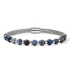 Load image into Gallery viewer, JOHN HARDY Beaded Kyanite Silver Chain Bracelet