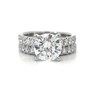 14K White Gold Diamond Engagement/Wedding Set