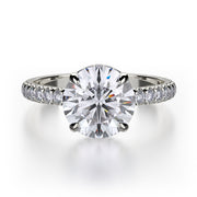 MICHAEL M Crown Engagement Ring