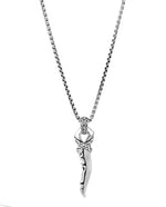 Load image into Gallery viewer, Men&#39;s Classic Chain Keris Dagger Silver Necklace
