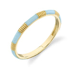 Load image into Gallery viewer, Light Blue Enamel Stackable Band
