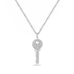 Load image into Gallery viewer, Diamond Key Necklace