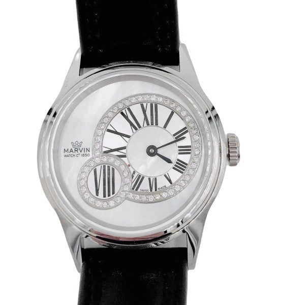Marvin Off-Centered Diamond Accented Watch