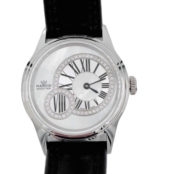 Marvin Off-Centered Diamond Accented Watch-FINAL SALE