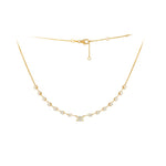 Load image into Gallery viewer, 18K Yellow Gold Diamond Necklace