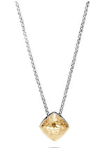 Load image into Gallery viewer, JOHN HARDY Classic Chain Two-Tone Square Necklace
