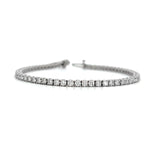 Load image into Gallery viewer, 14K White Gold Diamond Tennis Bracelet 4.00cttw