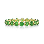 Load image into Gallery viewer, Tsavorite Stackable Eternity Band
