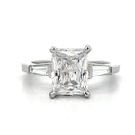 Load image into Gallery viewer, Platinum 3-Stone Engagement Ring