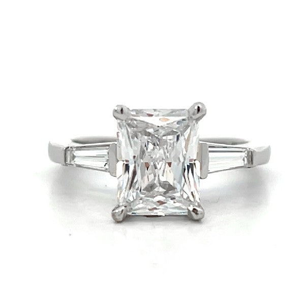 Platinum 3-Stone Engagement Ring