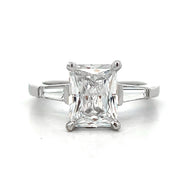 Platinum 3-Stone Engagement Ring