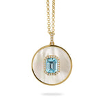 Load image into Gallery viewer, Blue Topaz Medallion
