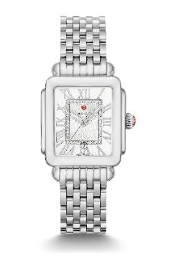 MICHELE Deco Madison Mid Stainless Steel Diamond Dial Watch