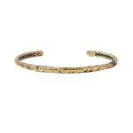 Load image into Gallery viewer, JOHN VARVATOS Distressed Brass Cuff Bracelet, Narrow 4mm
