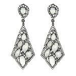 Load image into Gallery viewer, SUTRA Moonstone and White Topaz Earrings - FINAL SALE
