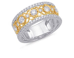 Load image into Gallery viewer, Two-Tone Diamond Fashion Ring
