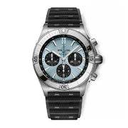 BREITLING  Chronomat B01 42 Platinum Ice Blue Dial