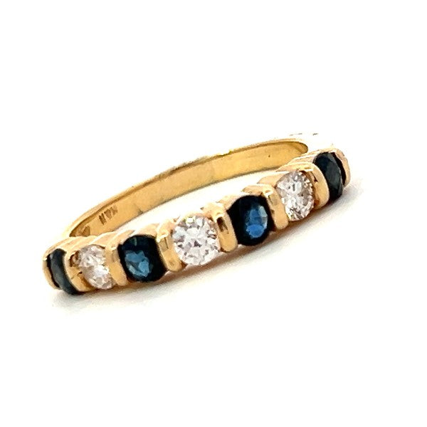 Sapphire and Diamond Ring