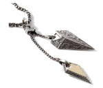 Load image into Gallery viewer, JOHN HARDY Tiga Double Triangle Pendant Y-necklace
