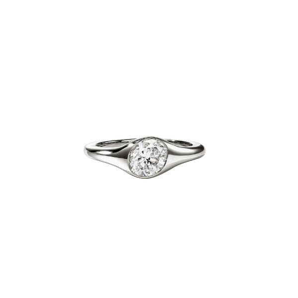 JOHN HARDY Lovestruck Silver Ring Lab Diamond Ring-1.25cttw