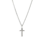 Load image into Gallery viewer, JOHN HARDY Essentials Silver Cross Pendant Necklace
