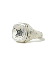 JOHN VARVATOS Shattered Ring with Black Diamonds