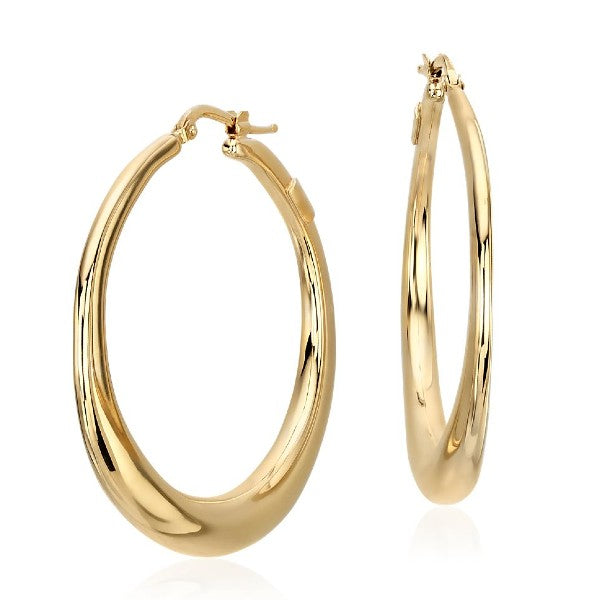 Large Gold Hoop Earrings