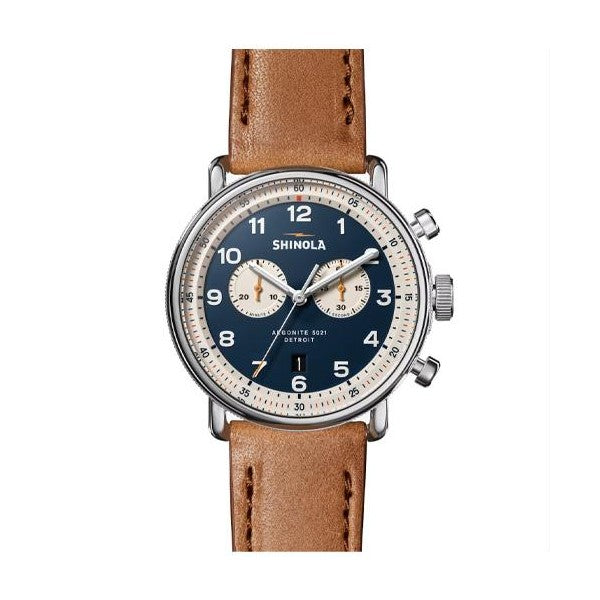 SHINOLA The Canfield Chrono Model C56 2 Eye Chrono 43mm