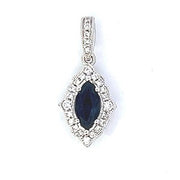 Diamond Sapphire Pendant