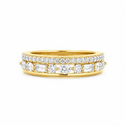 14K Yellow Gold Mixed Shape Diamond Ring