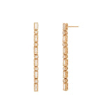 Load image into Gallery viewer, SETHI COUTURE 18K Yellow Gold Lucy White Diamond Earrings
