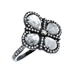 Load image into Gallery viewer, SUTRA 18K White Gold Gray Diamond Ring - FINAL SALE
